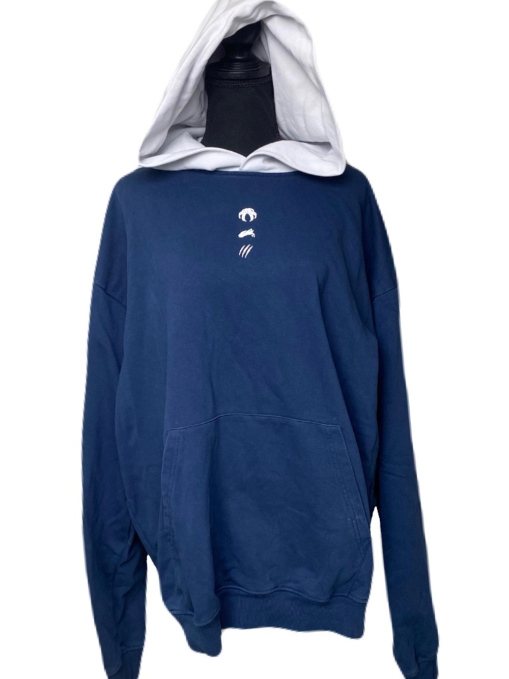 Alphalete‎ Three Pillar Heavyweight Hoodie Men's Pullover Hoodie Navy Men's XL